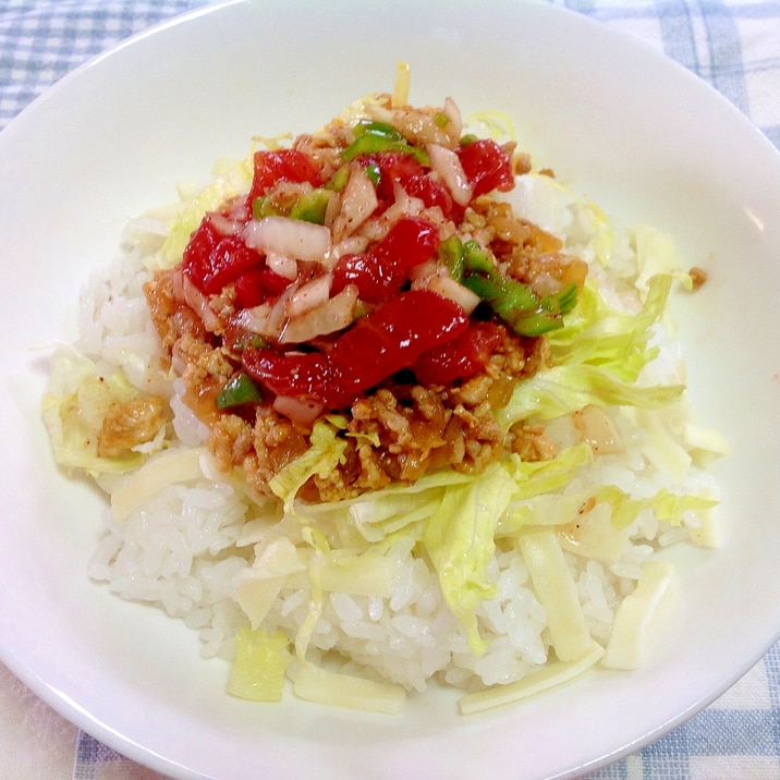 おうちでご飯♪タコライス(^○^)